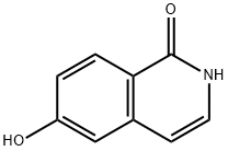 6-하이드록시이소퀴놀린-1(2H)-온 구조식 이미지