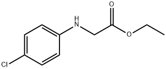 글리신,N-(4-클로로페닐)-,에틸에스테르 구조식 이미지