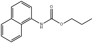 1-NAPHTHYL N-PROPYLCARBAMATE Structure