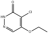 4-클로로-5-에톡시피리다진-3(2H)-온 구조식 이미지