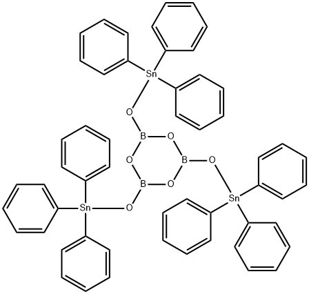 Boroxin,  tris[(triphenylstannyl)oxy]-  (9CI) Structure