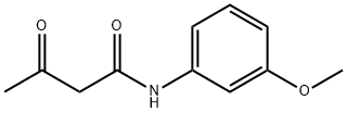 M-ACETOACETANISIDIDE Structure