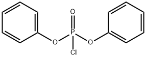 Diphenyl chlorophosphate Structure