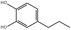 4-propylcatechol 구조식 이미지