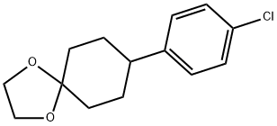 8-(4-CHLOROPHENYL)-1,4-DIOXASPRIRO[4,5]DECANE Structure