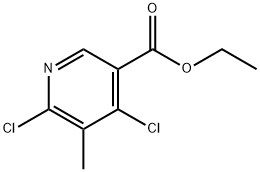 Ethyl 4,6-dichloro-5-Methylnicotinate Structure