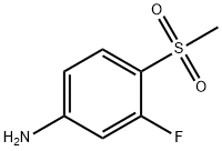 3-플루오로-4-(메틸술포닐)아닐린 구조식 이미지