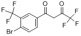 1-[4-BROMO-3-(TRIFLUOROMETHYL)PHENYL]-4,4,4-TRIFLUORO-1,3-BUTANEDIONE Structure