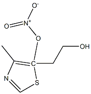 4-메틸-5-(2-니트로옥시-에틸)-티아졸 구조식 이미지