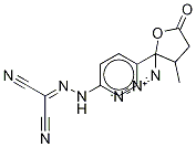 2-[2-[4-(2-Azidotetrahydro-3-Methyl-5-oxo-2-furanyl)phenyl]hydrazinylidene]propanedinitrile (Mixture of DiasteroMers) 구조식 이미지