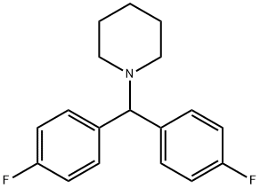 1-[BIS-(4-플루오로페닐)-메틸]-피페리딘 구조식 이미지