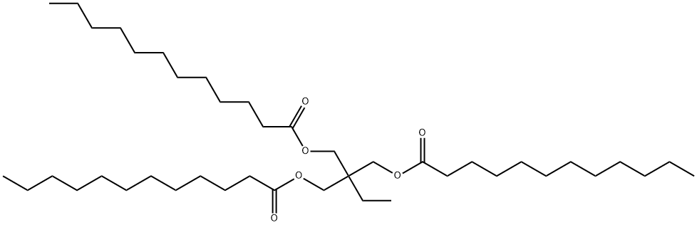 2-ethyl-2-[[(1-oxododecyl)oxy]methyl]propane-1,3-diyl dilaurate Structure