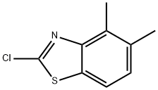 벤조티아졸,2-클로로-4,5-디메틸-(9CI) 구조식 이미지
