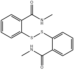2,2'-dithiobis[N-methylbenzamide] Structure
