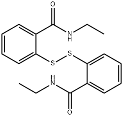 2,2'-dithiobis[N-ethylbenzamide]  Structure