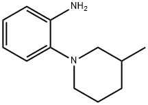 2-(3-METHYL-PIPERIDIN-1-YL)-PHENYLAMINE 구조식 이미지