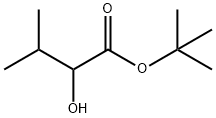 Butanoic acid, 2-hydroxy-3-methyl-, 1,1-dimethylethyl ester 구조식 이미지