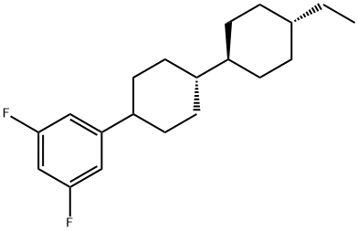 1,3-Difluor-5-[trans-4-(trans-4-ethylcyclohexyl)-cyclohexyl]-benzol Structure