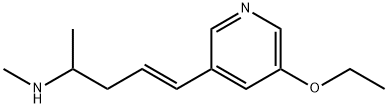 4-Penten-2-amine,5-(5-ethoxy-3-pyridinyl)-N-methyl-,(4E)-(9CI) Structure