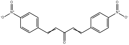 (1E,4E)-1,5-Bis(4-nitrophenyl)penta-1,4-dien-3-one Structure