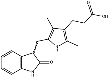 Orantinib (SU6668) Structure
