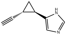 1H-Imidazole, 4-[(1R,2R)-2-ethynylcyclopropyl]- (9CI) Structure