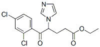 1H-이미다졸-1-부탄산,-감마–(2,4-디클로로벤조일)-,에틸에스테르 구조식 이미지