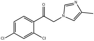 Ethanone,  1-(2,4-dichlorophenyl)-2-(4-methyl-1H-imidazol-1-yl)- 구조식 이미지