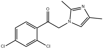 Ethanone,  1-(2,4-dichlorophenyl)-2-(2,4-dimethyl-1H-imidazol-1-yl)- 구조식 이미지