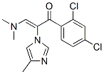 2-Propen-1-one,  1-(2,4-dichlorophenyl)-3-(dimethylamino)-2-(4-methyl-1H-imidazol-1-yl)- Structure