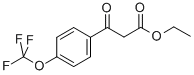 에틸3-옥소-3-(4-(트리플루오로메톡시)페닐)프로파노에이트 구조식 이미지