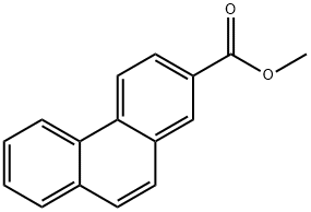 2-Phenanthrenecarboxylic acid methyl ester Structure