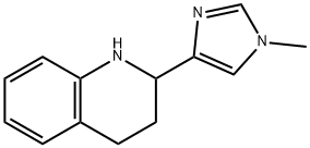 1,2,3,4-Tetrahydro-2-(1-methyl-1H-imidazol-4-yl)quinoline Structure