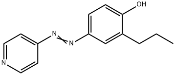 2-PROPYL-4-(4-PYRIDYLAZO)PHENOL Structure