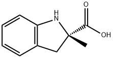 1H-Indole-2-carboxylicacid,2,3-dihydro-2-methyl-,(2S)-(9CI) 구조식 이미지