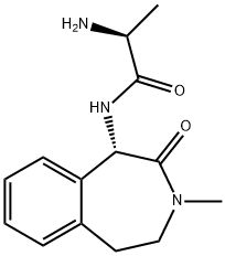 (S)-2-aMino-N-((S)-3-Methyl-2-oxo-2,3,4,5-tetrahydro-1H-benzo[d]azepin-1-yl)propanaMide Structure