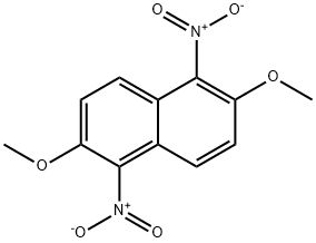 1,5-Dinitro-2,6-dimethoxynaphthalene Structure