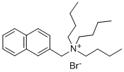 N-(2-NAPHTHYL METHYL)-N,N,N-TRIBUTYL AMMONIUM BROMIDE Structure