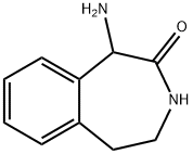 1-amino-4,5-dihydro-1H-benzo[d]azepin-2(3H)-one 구조식 이미지