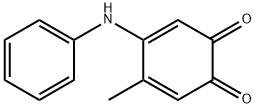 3,5-Cyclohexadiene-1,2-dione, 4-methyl-5-(phenylamino)- (9CI) 구조식 이미지