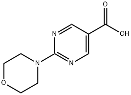 2-MORPHOLINOPYRIMIDINE-5-CARBOXYLIC ACID 구조식 이미지