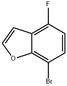 4-Fluoro-7-bromobenzofuran 구조식 이미지