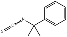 Benzene, (1-isothiocyanato-1-methylethyl)- Structure