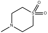 4-METHYLTHIOMORPHOLINE 1,1-DIOXIDE 구조식 이미지