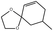 1,4-다이옥사스피로[4.5]dec-6-엔,9-메틸- 구조식 이미지