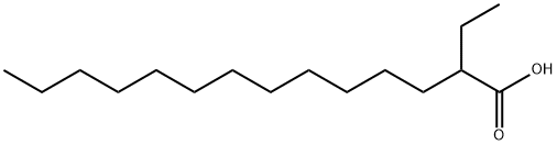 2-ethylmyristic acid  Structure