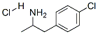 p-클로로-알파-메틸-페네틸아민염산염 구조식 이미지
