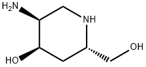 2-Piperidinemethanol,5-amino-4-hydroxy-,(2S,4R,5S)-(9CI) 구조식 이미지