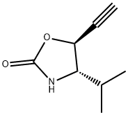 2-Oxazolidinone,5-ethynyl-4-(1-methylethyl)-,(4S,5S)-(9CI) Structure