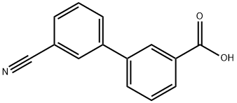 3-(3-Cyanophenyl)benzoic acid Structure